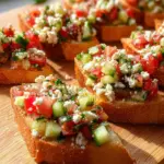 Garden Fresh Mediterranean Bruschetta
