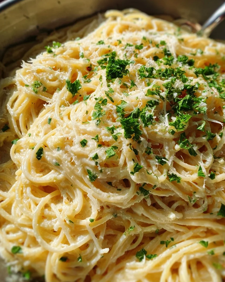 Garlic Parmesan Pasta (One Pot)