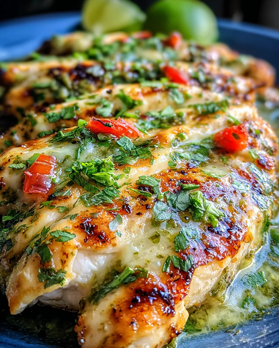 Grilled Salsa Verde Pepper Jack Chicken 22 Grilled