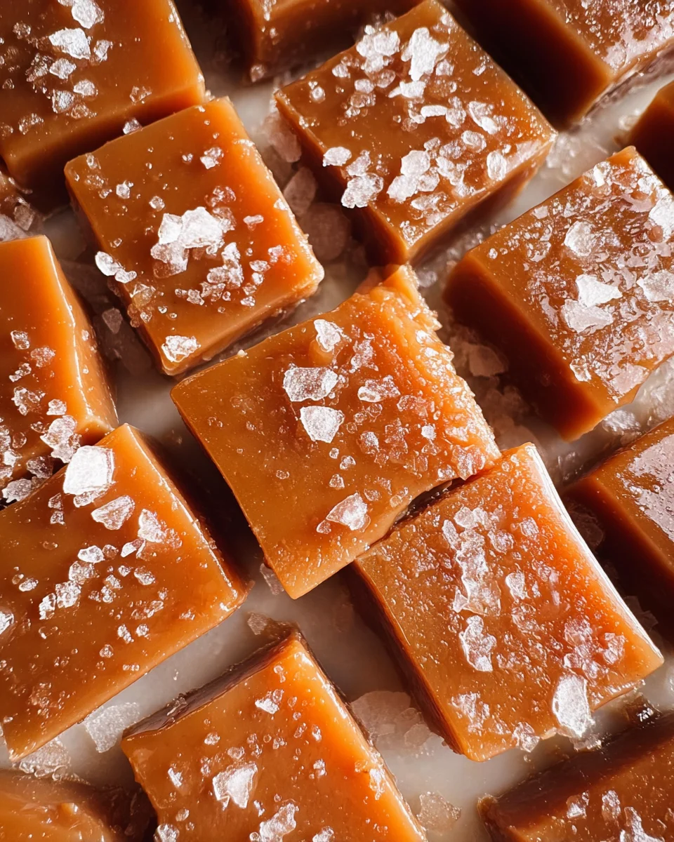 Homemade Salted Caramels