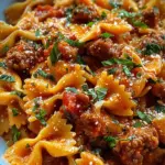 Italian Sausage With Bow Tie Pasta
