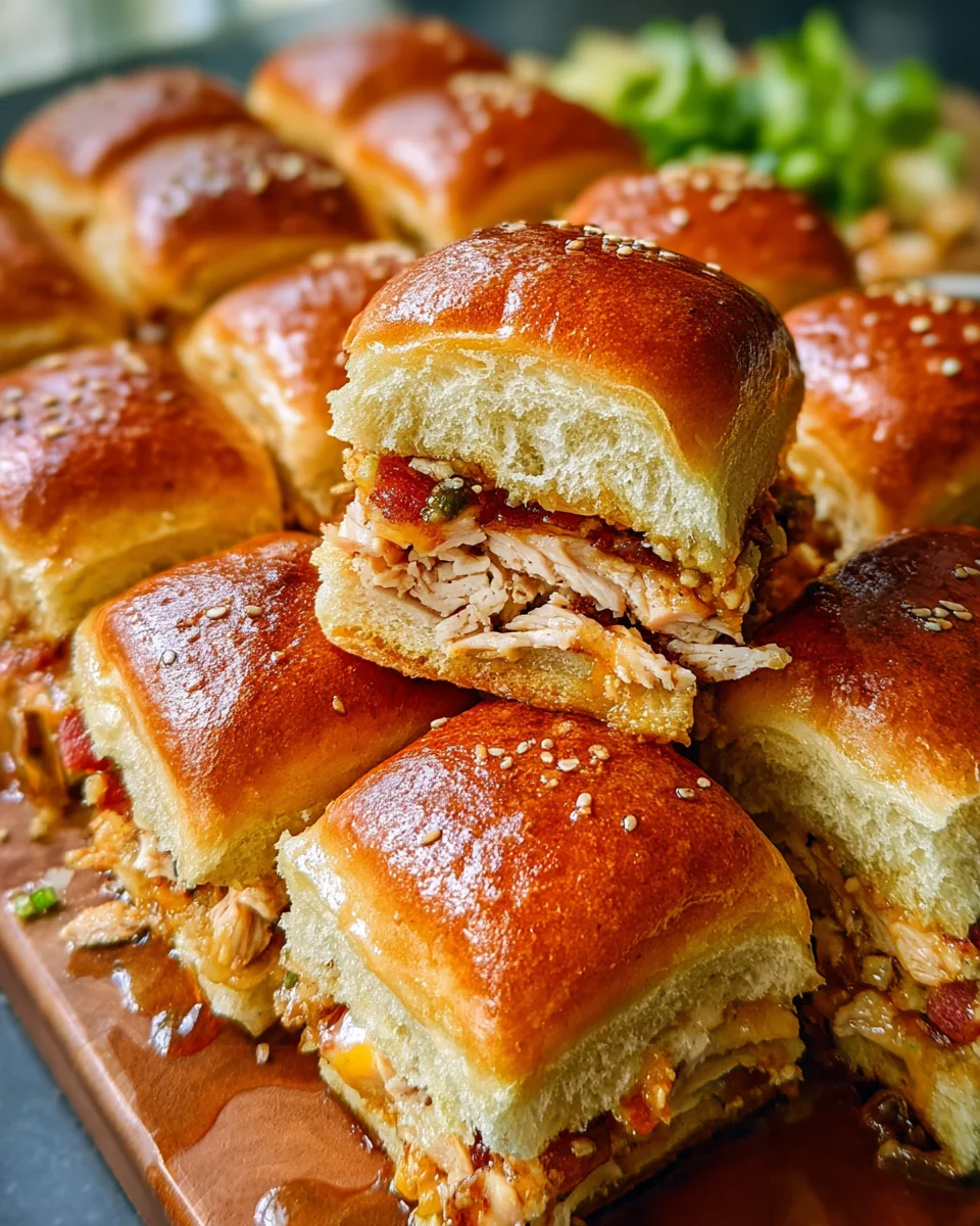 Maple Chicken and Bacon Sliders