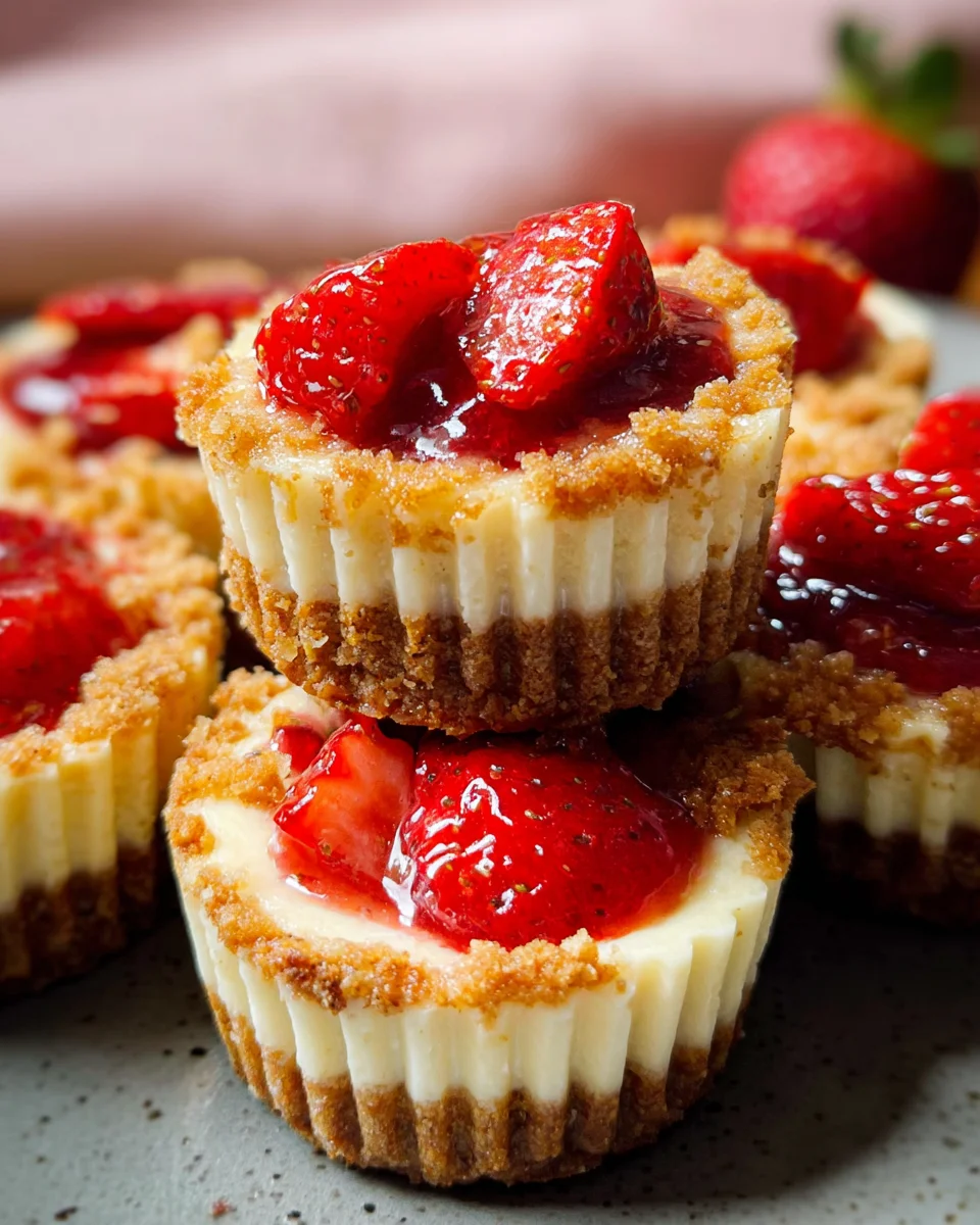 Mini Strawberry Cheesecakes 29 Mini