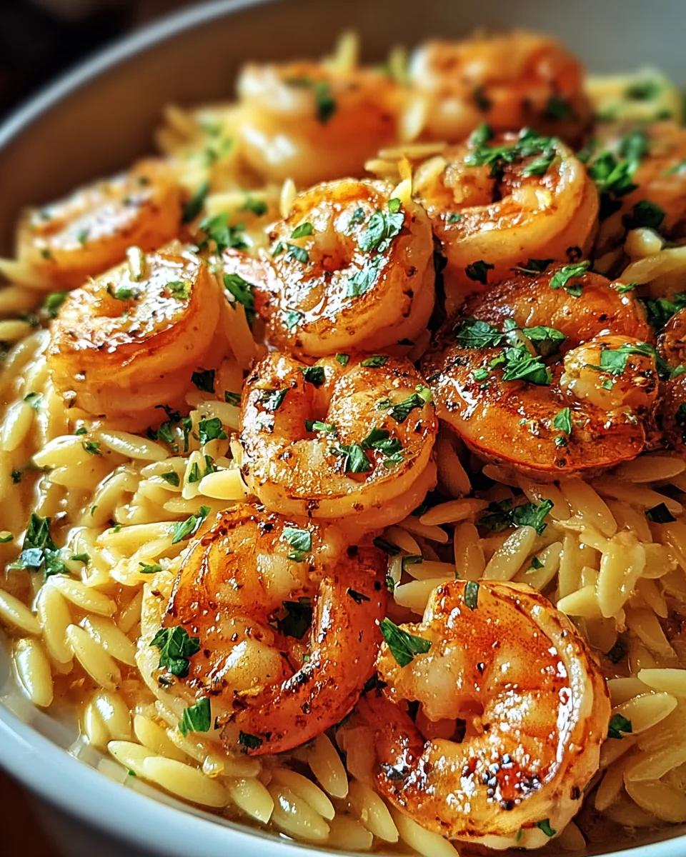 Shrimp Orzo in Lemon Garlic Sauce 23 Shrimp