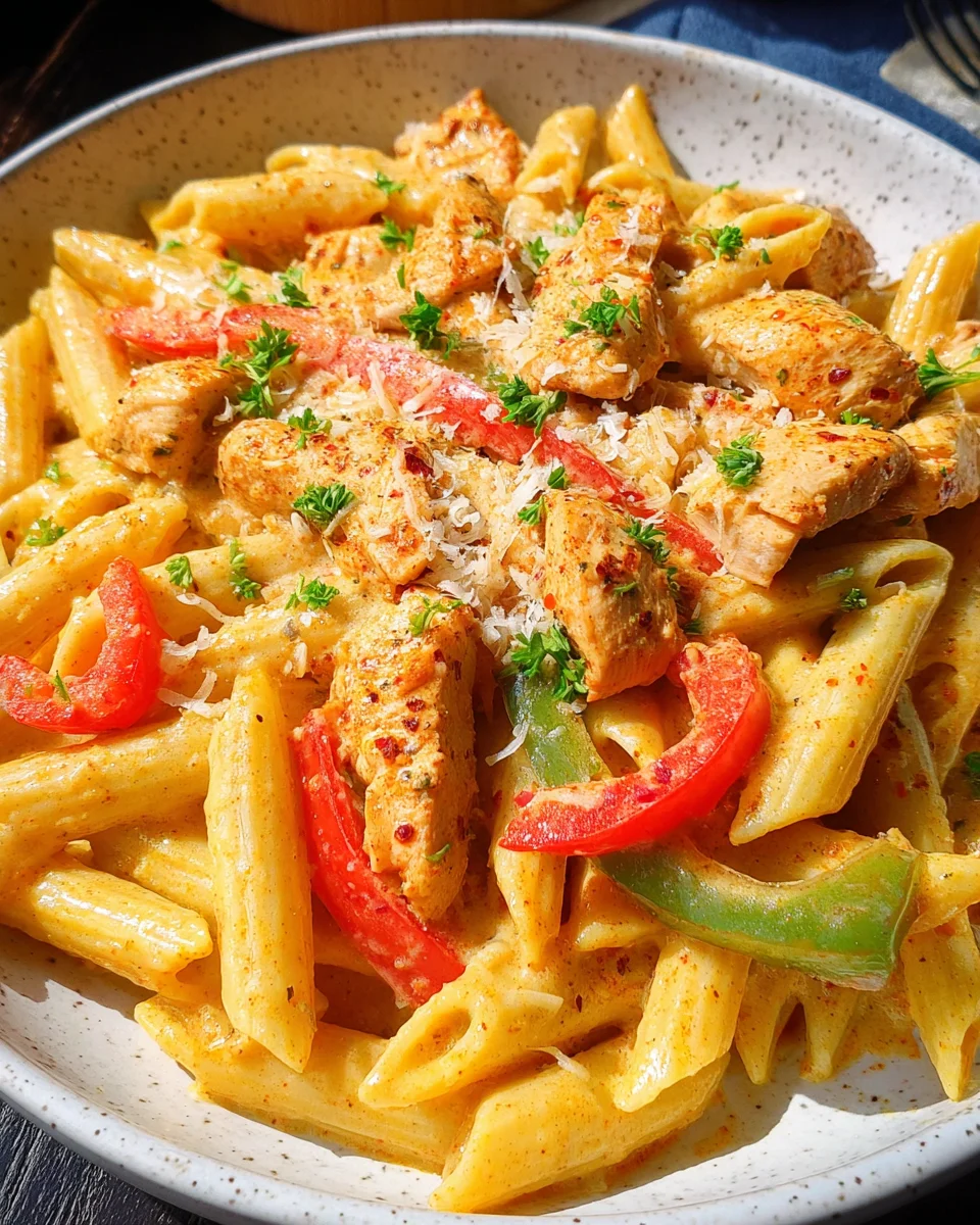 Spicy Cajun Chicken Alfredo 20 Spicy