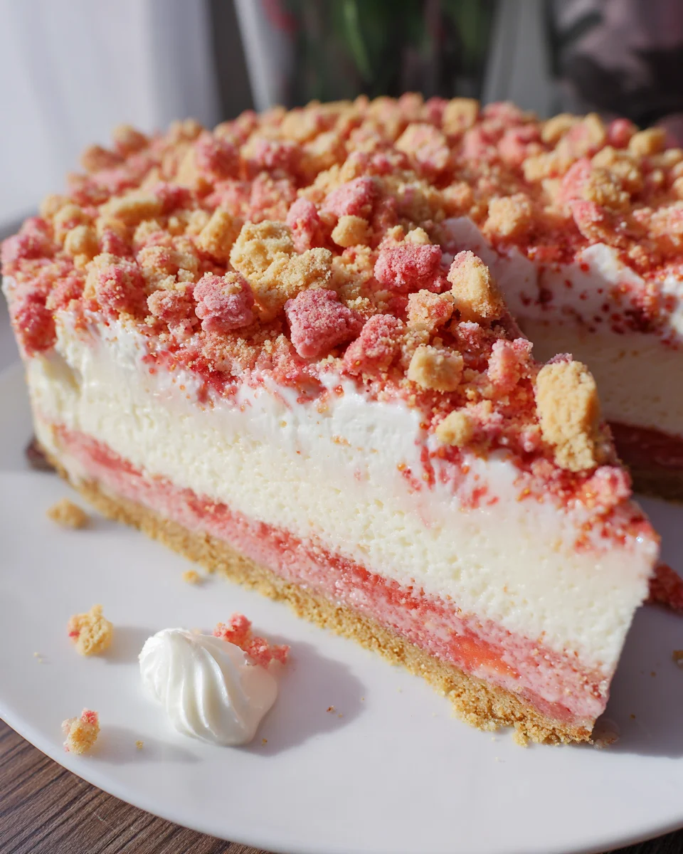 Strawberry Crunch Cheesecake 22 Strawberry