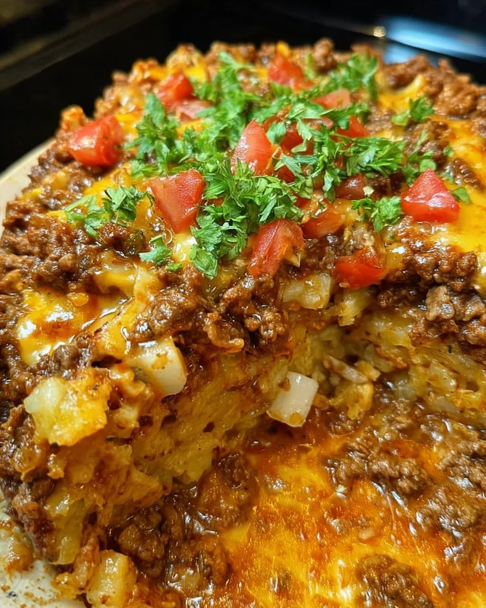 Taco Crock Pot Hashbrown Casserole