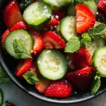 This Cucumber Strawberry Salad