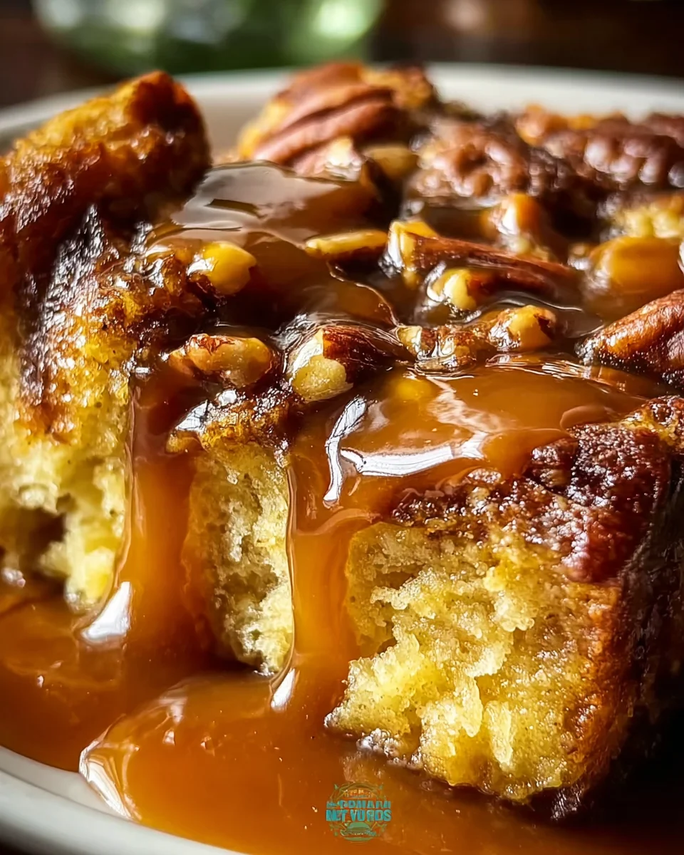 Whiskey Caramel Bread Pudding