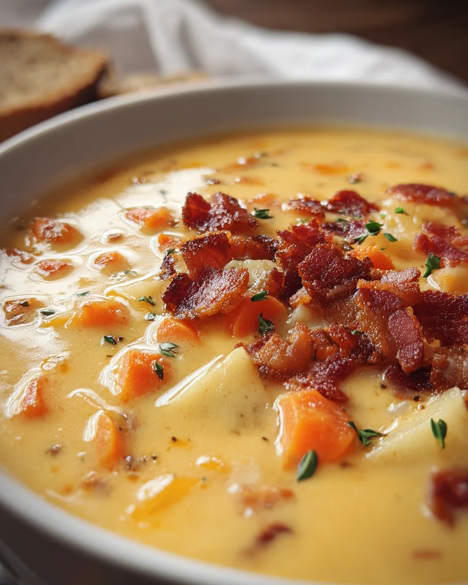 Wisconsin Bacon and Potato Cheese Soup recipe 26 Wisconsin