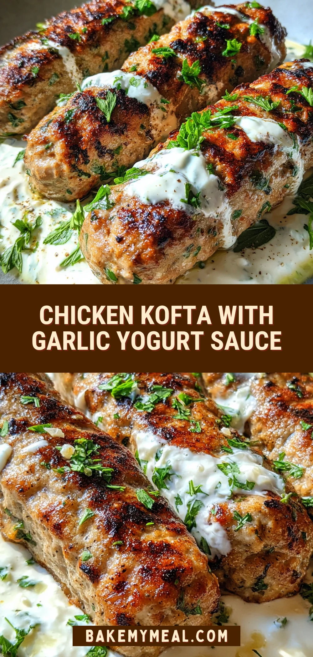 Chicken Kofta with Garlic Yogurt Sauce 23 Pinterest Hidden Image
