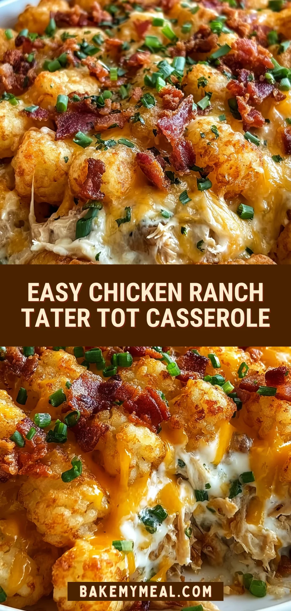 Easy Chicken Ranch Tater Tot Casserole 21 Pinterest Hidden Image