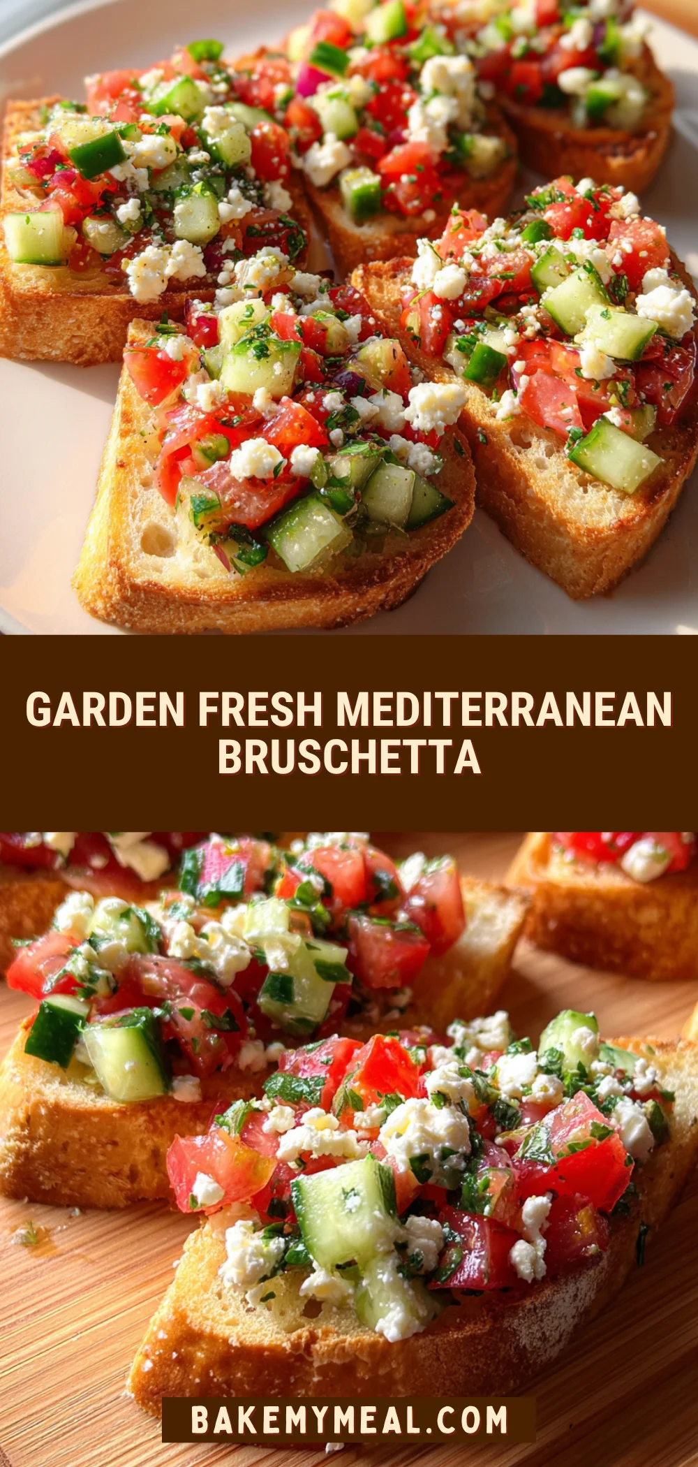 Garden Fresh Mediterranean Bruschetta 21 Pinterest Hidden Image