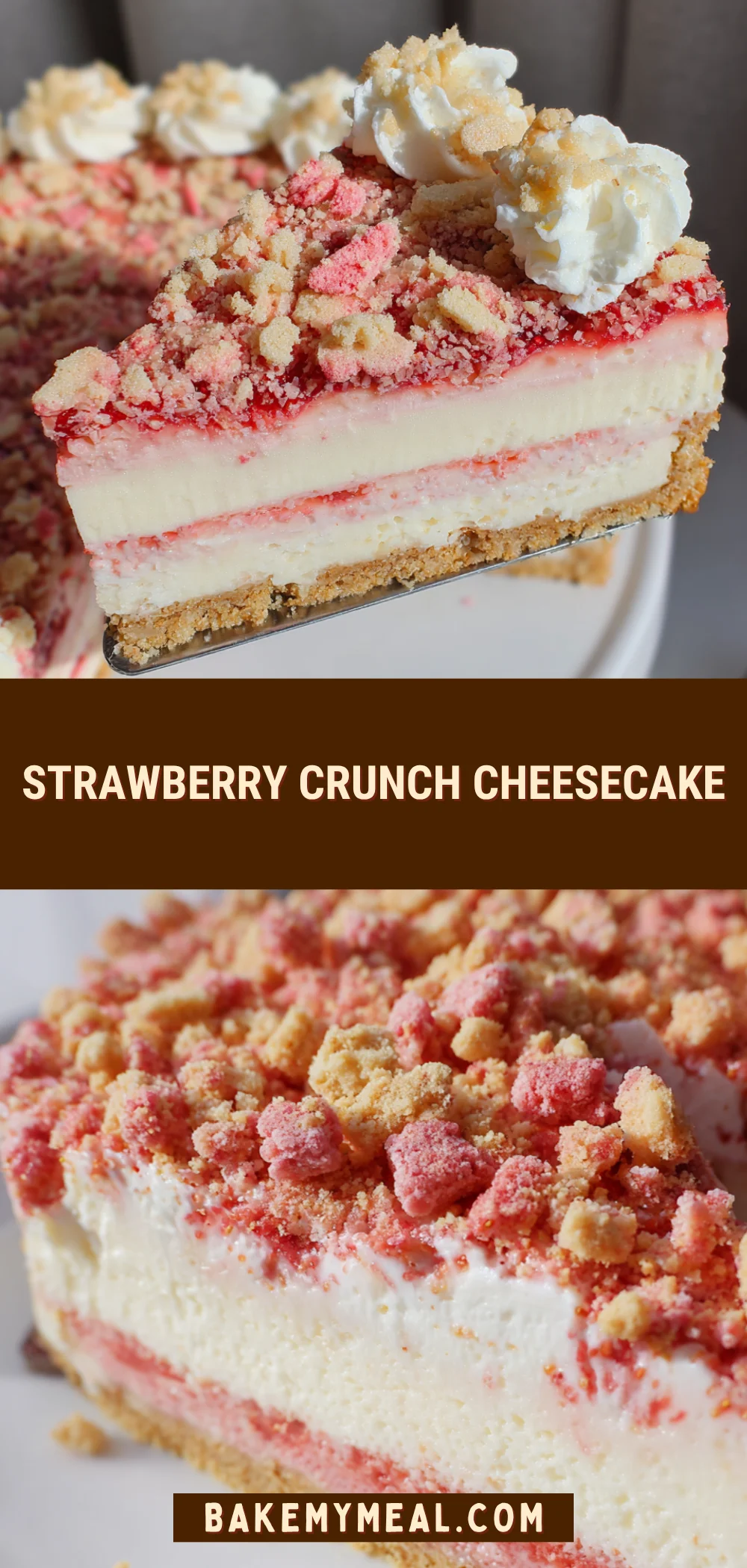 Strawberry Crunch Cheesecake 20 Pinterest Hidden Image