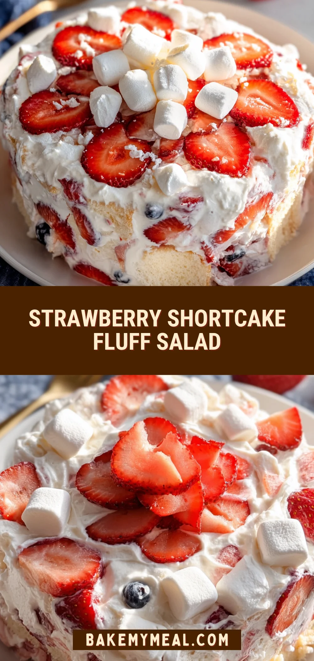 Strawberry Shortcake Fluff Salad 15 Pinterest Hidden Image